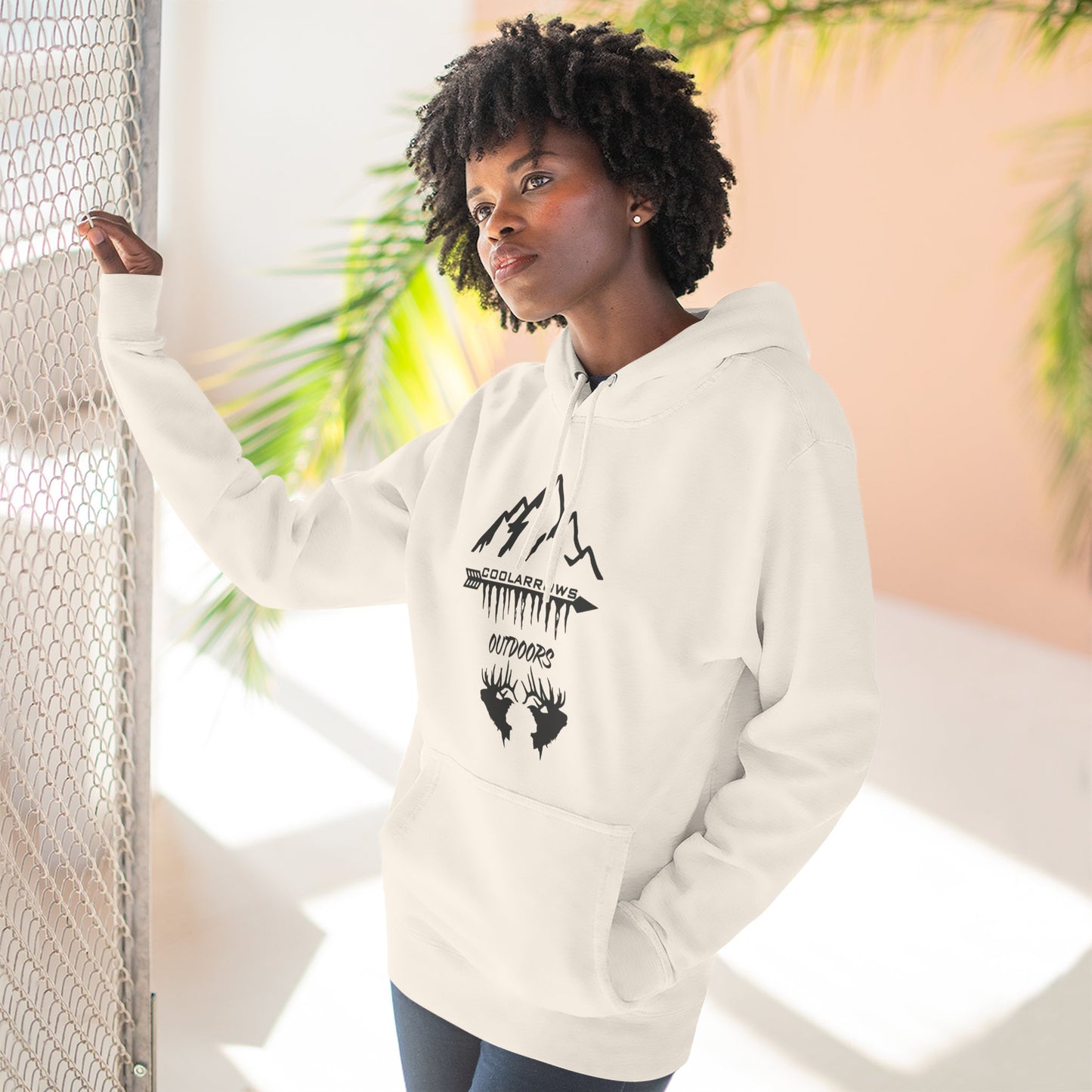CoolArrows Three-Panel Fleece Hoodie