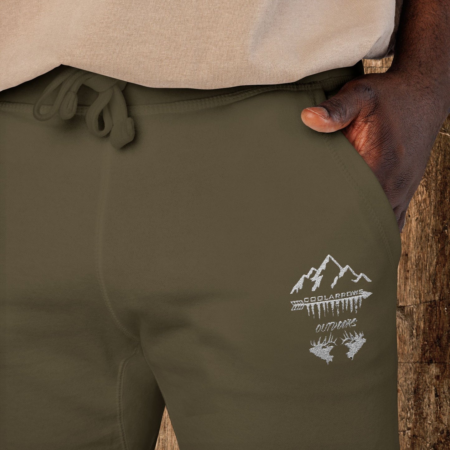 Cozy Fleece Sweatpants (Embroidered)