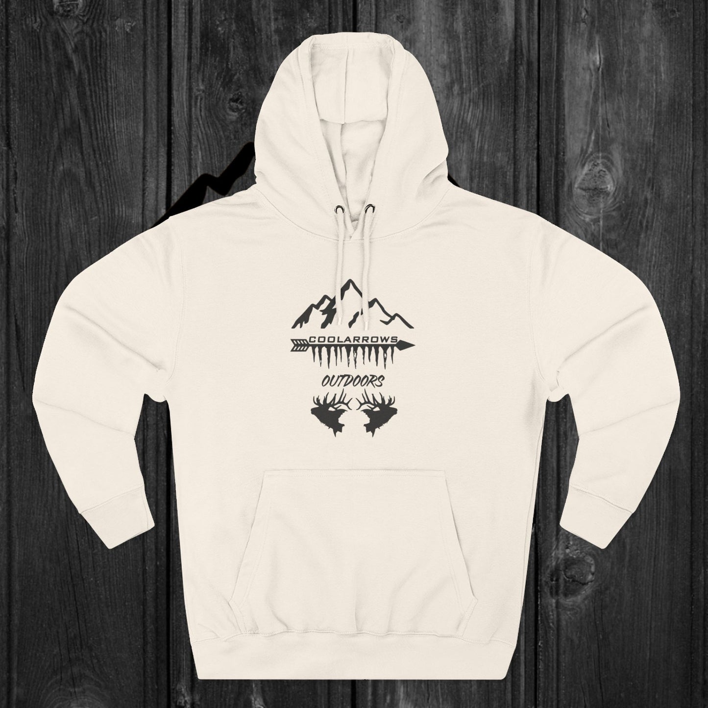 CoolArrows Three-Panel Fleece Hoodie