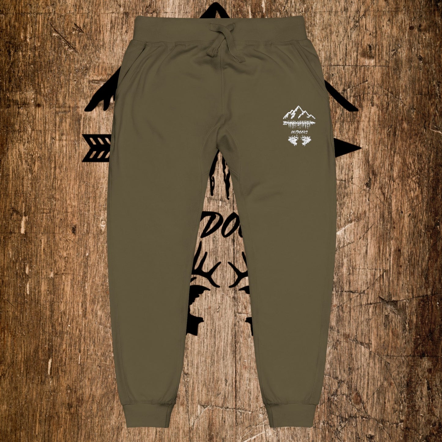 Cozy Fleece Sweatpants (Embroidered)