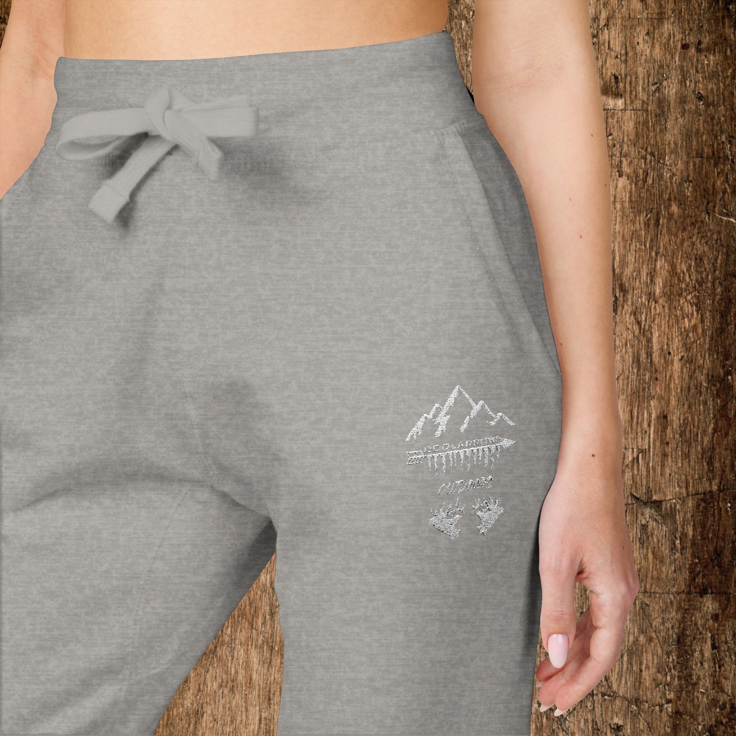Cozy Fleece Sweatpants (Embroidered)