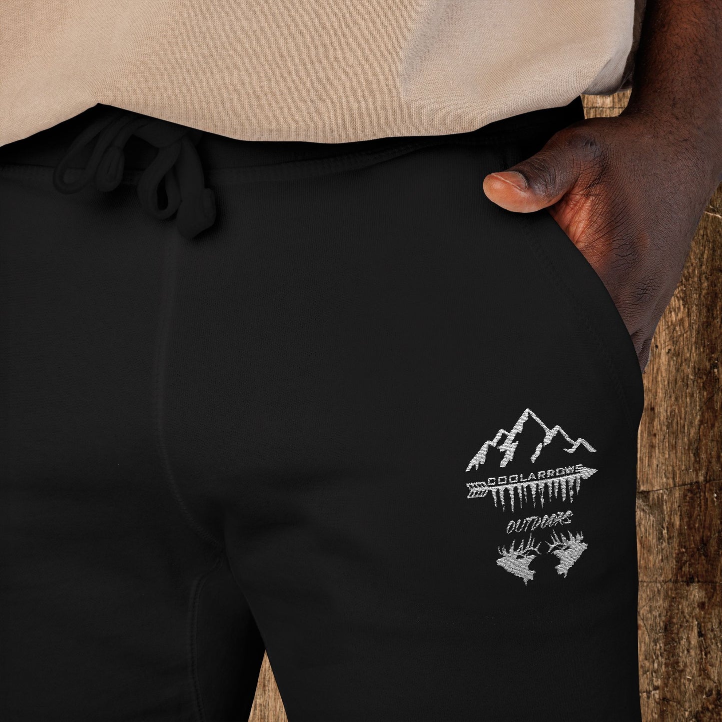 Cozy Fleece Sweatpants (Embroidered)