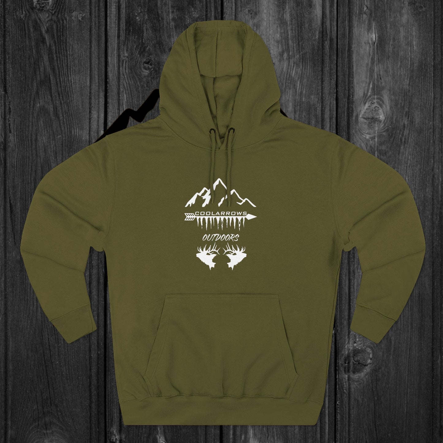 CoolArrows Three-Panel Fleece Hoodie