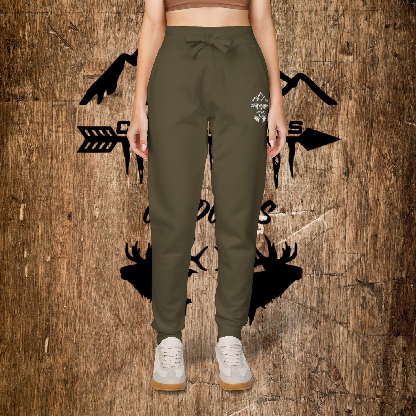 Cozy Fleece Sweatpants (Embroidered)