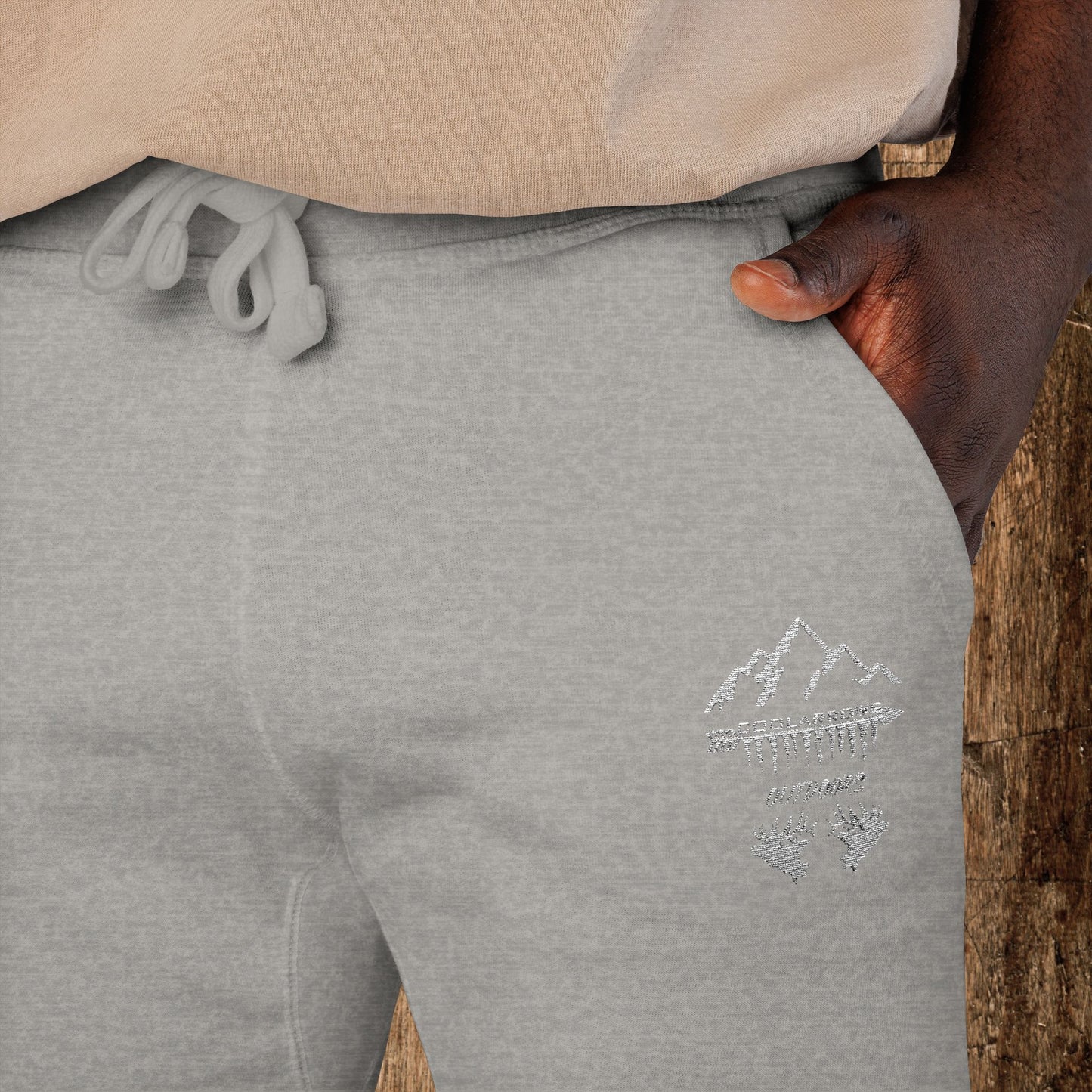 Cozy Fleece Sweatpants (Embroidered)
