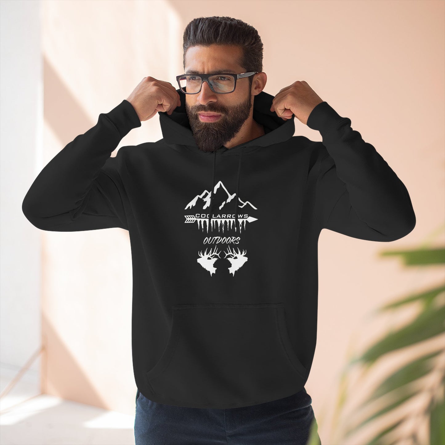 CoolArrows Three-Panel Fleece Hoodie