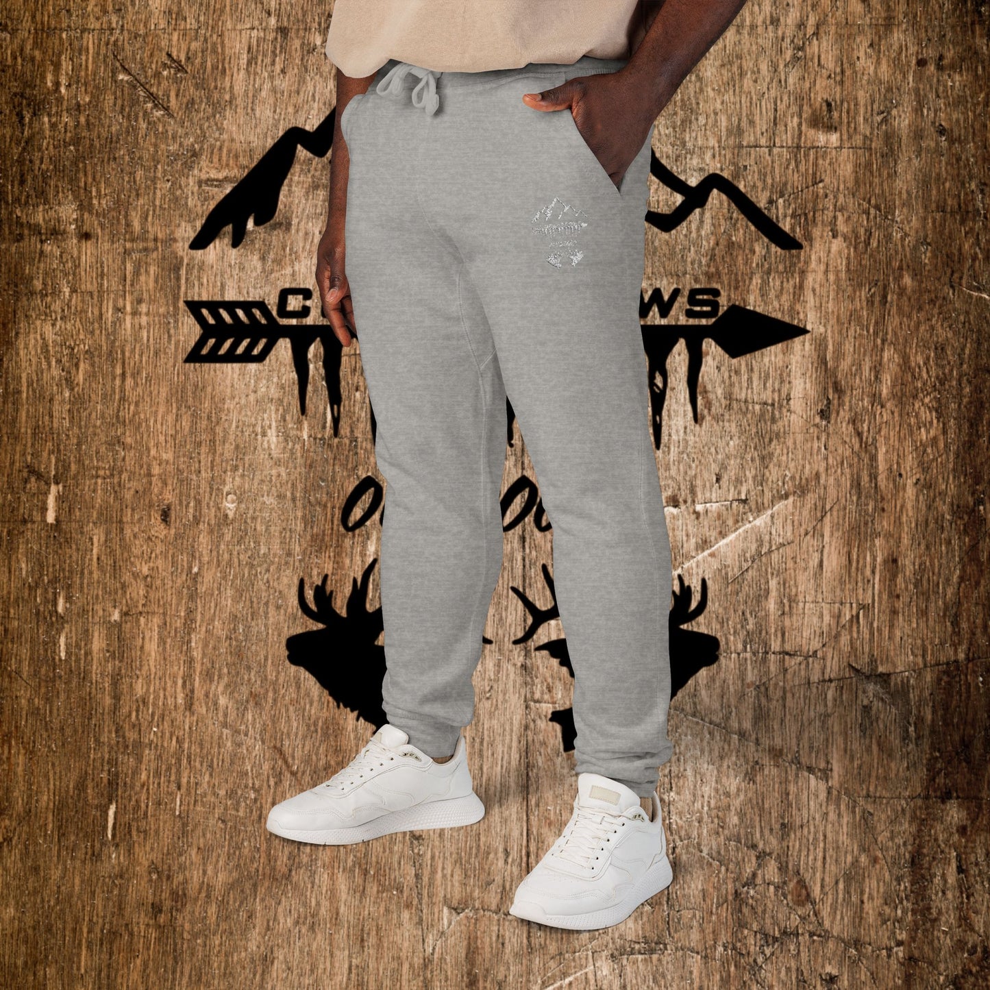 Cozy Fleece Sweatpants (Embroidered)