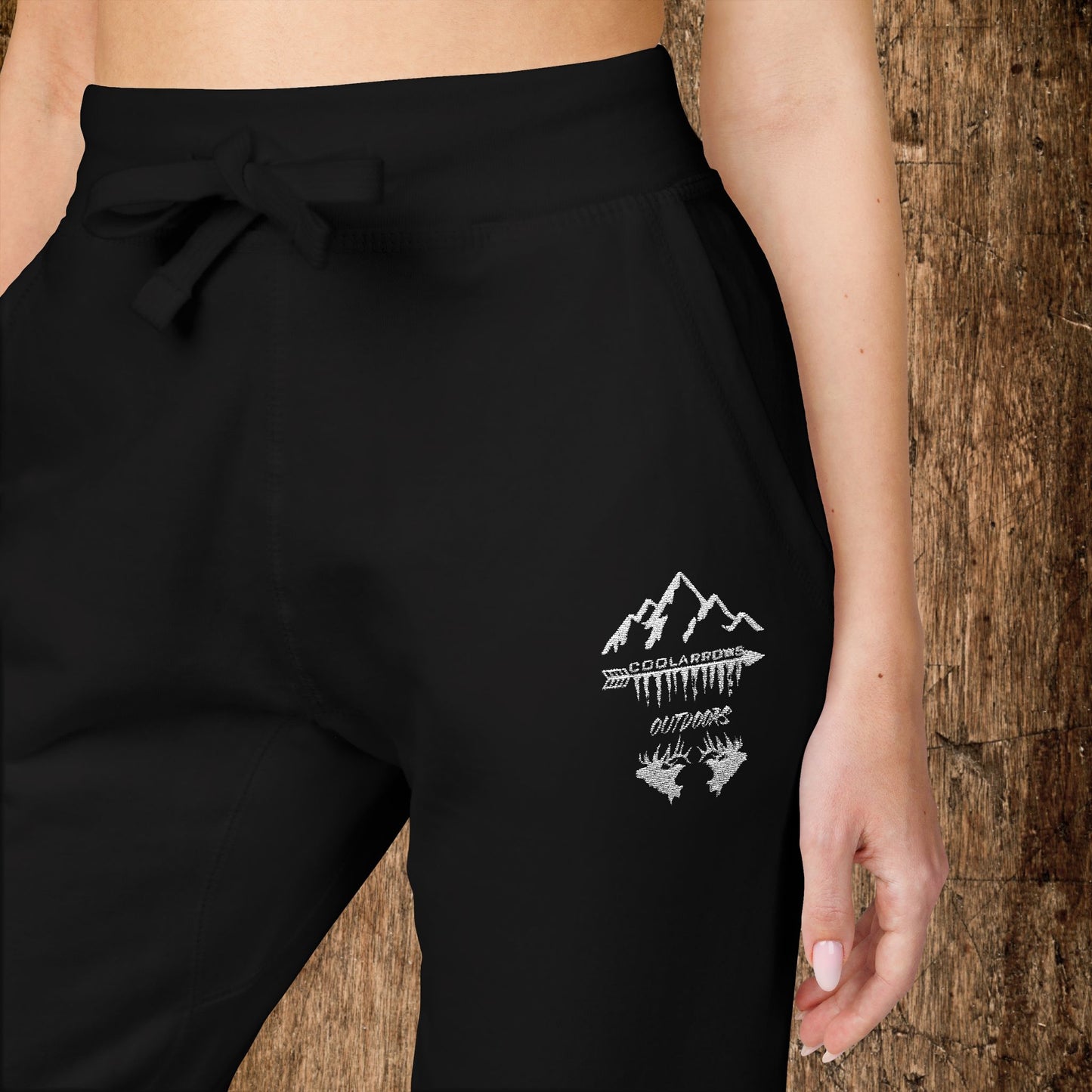 Cozy Fleece Sweatpants (Embroidered)