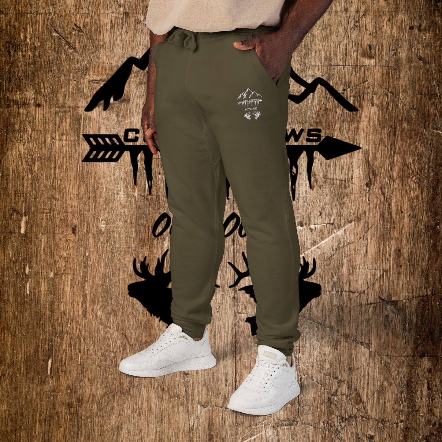 Cozy Fleece Sweatpants (Embroidered)