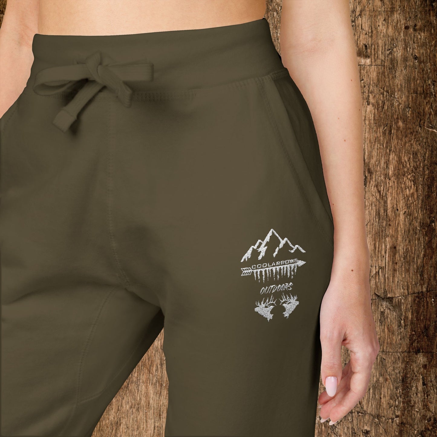Cozy Fleece Sweatpants (Embroidered)