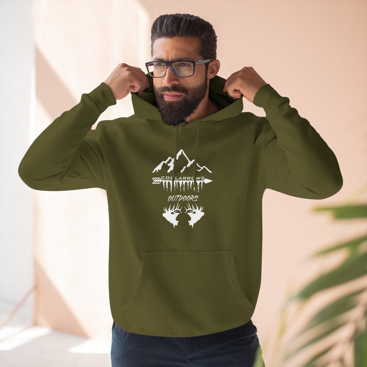 CoolArrows Three-Panel Fleece Hoodie