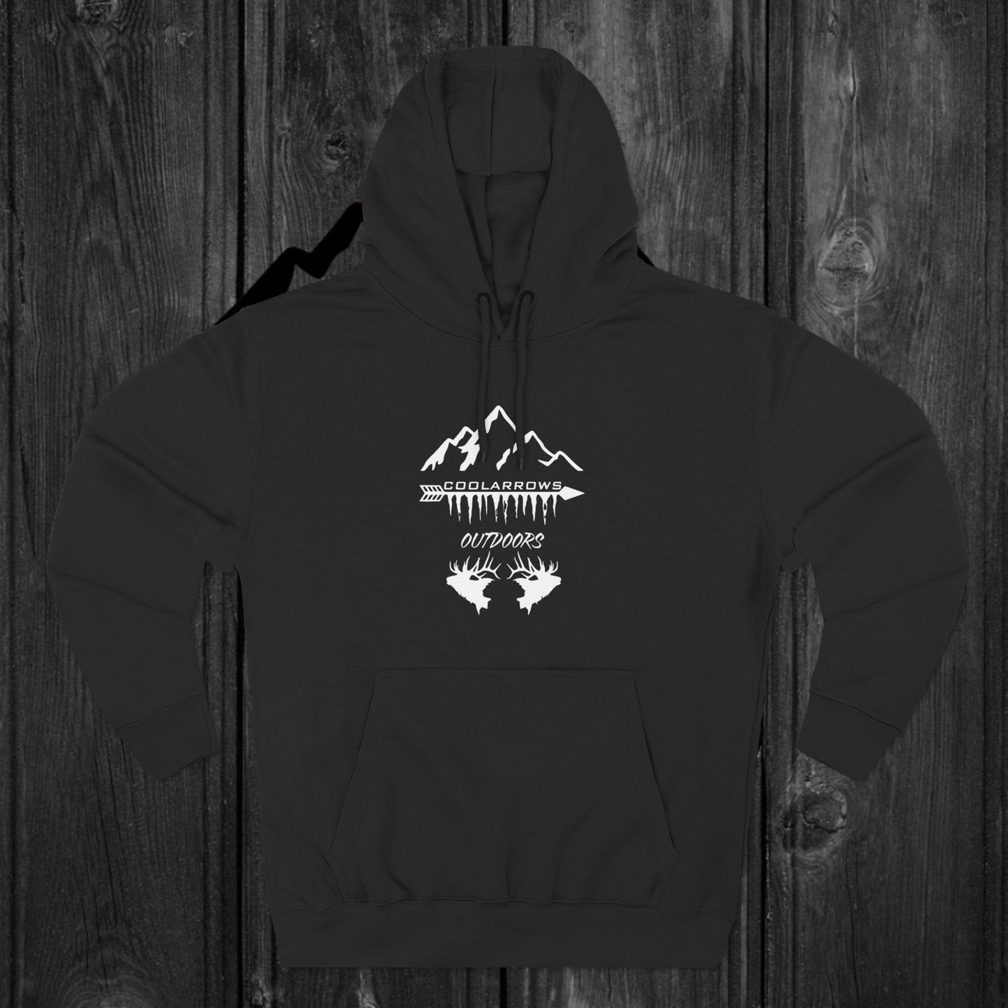 CoolArrows Three-Panel Fleece Hoodie